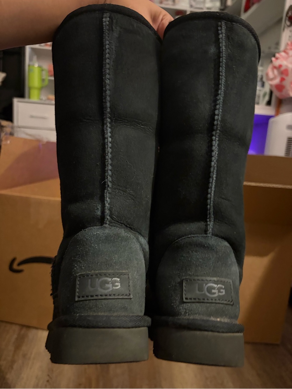 Black UGG Classic Tall boots